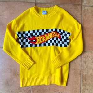 Yellow Hot Wheels Sweater